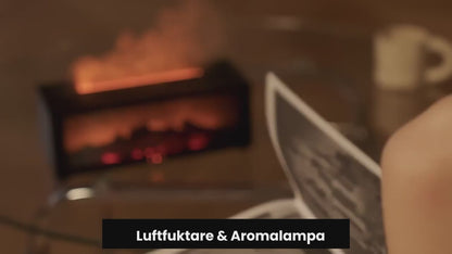 Luftfuktare och aromalampa - Simulerad eldstad